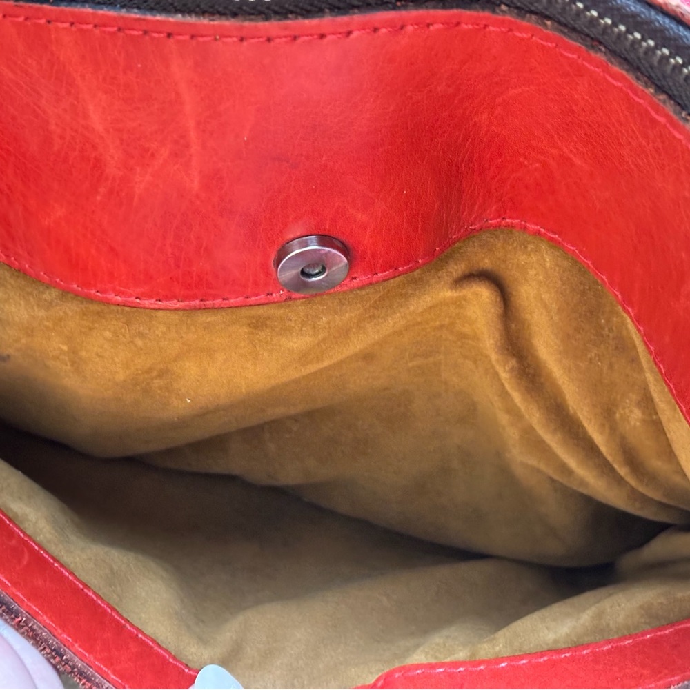 Patricia Nash Avellino crossbody bag made of Italian leather - Picture 6 of 8